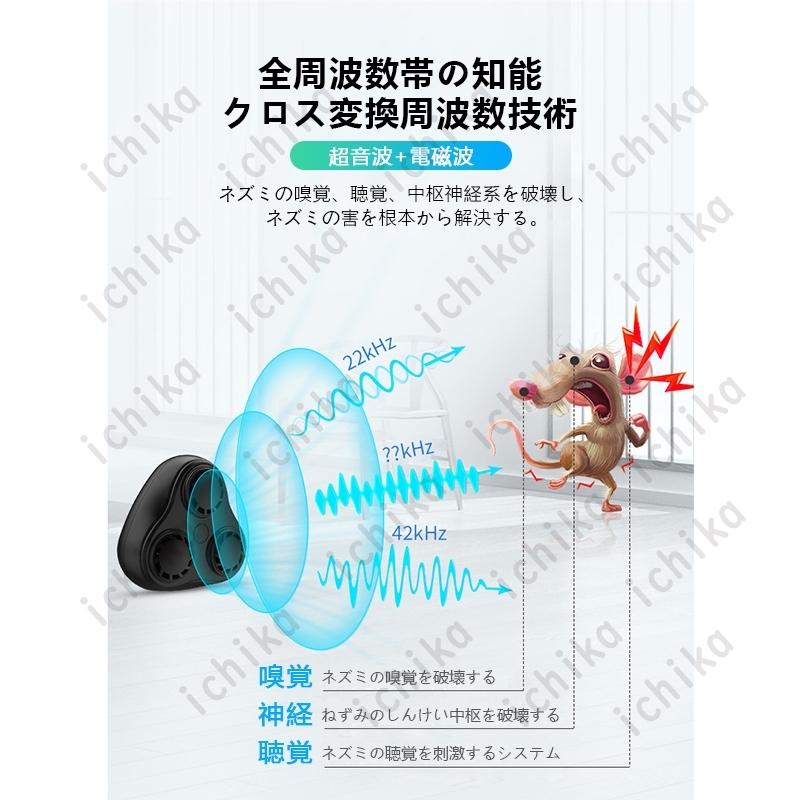 【倍 倍 倍】蚊取り器 室内 捕虫器 害虫駆除 超音波 強力 ネズミ撃退器 害虫対策器 ネズミ駆除 効果抜群 安全 静音 小型 省エネ 玄関 室内 家庭用 送料無料|ichika-gaikou|04