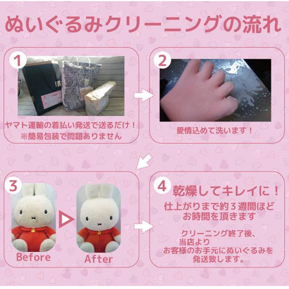 ぬいぐるみクリーニング【Lサイズ】 1体（65cm×70cm以内 45Lゴミ袋に入る大きさ）の画像