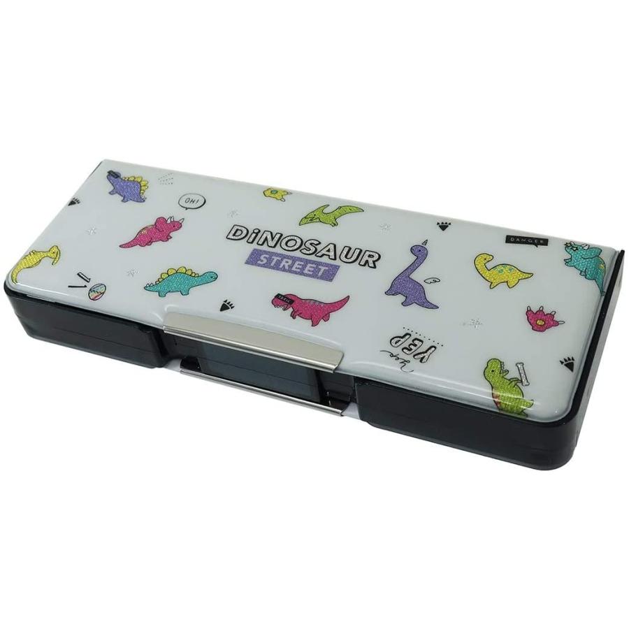 筆箱 コンパクト 両面開き ソフトペンケース 子供用 Dinosaur Street Ichimangoku 通販 Yahoo ショッピング