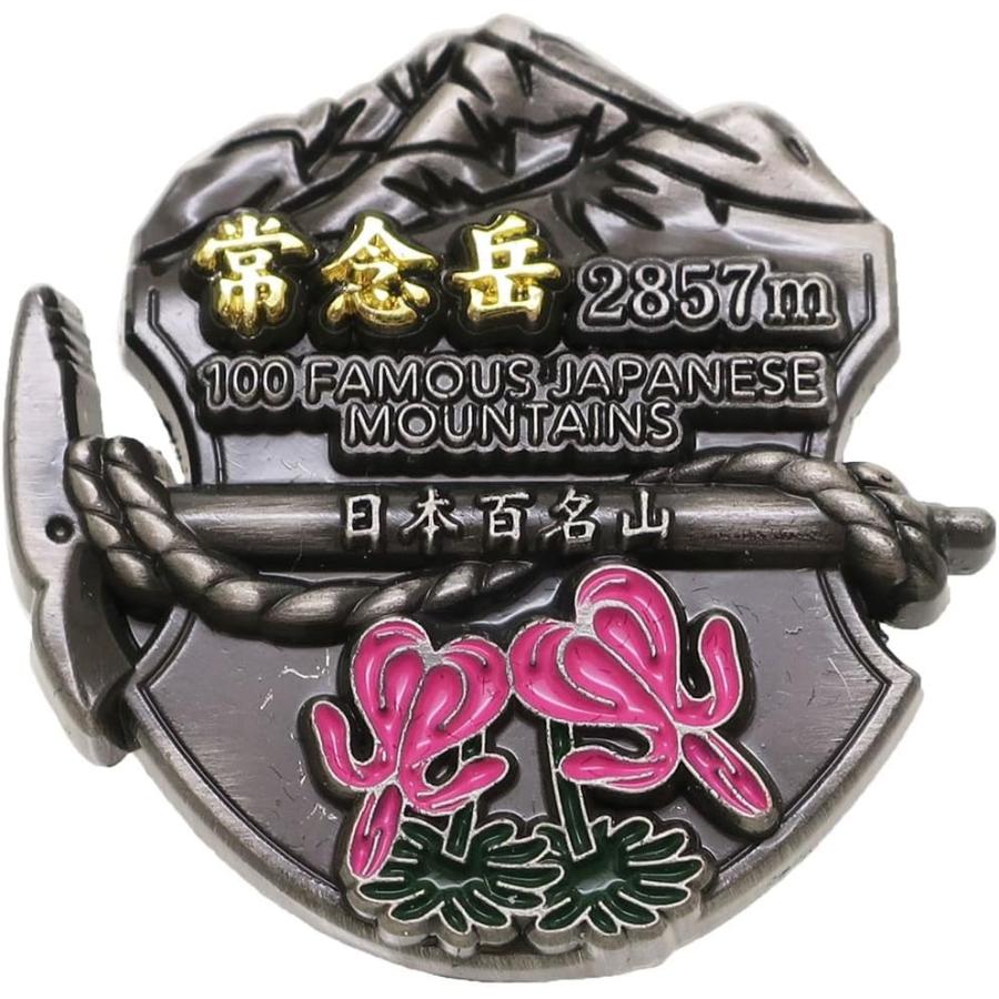 百名山バッジ ピン 筑波山/月山/美ヶ原/草津白根山/槍ヶ岳/穂高岳