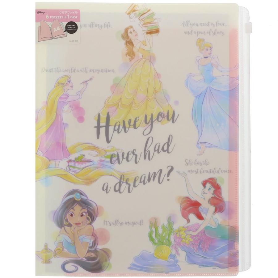 ディズニー クリアファイル リブスマート 6ポケット ファスナーポケット プリンセス サンスター文具 427 Ichimangoku 通販 Yahoo ショッピング