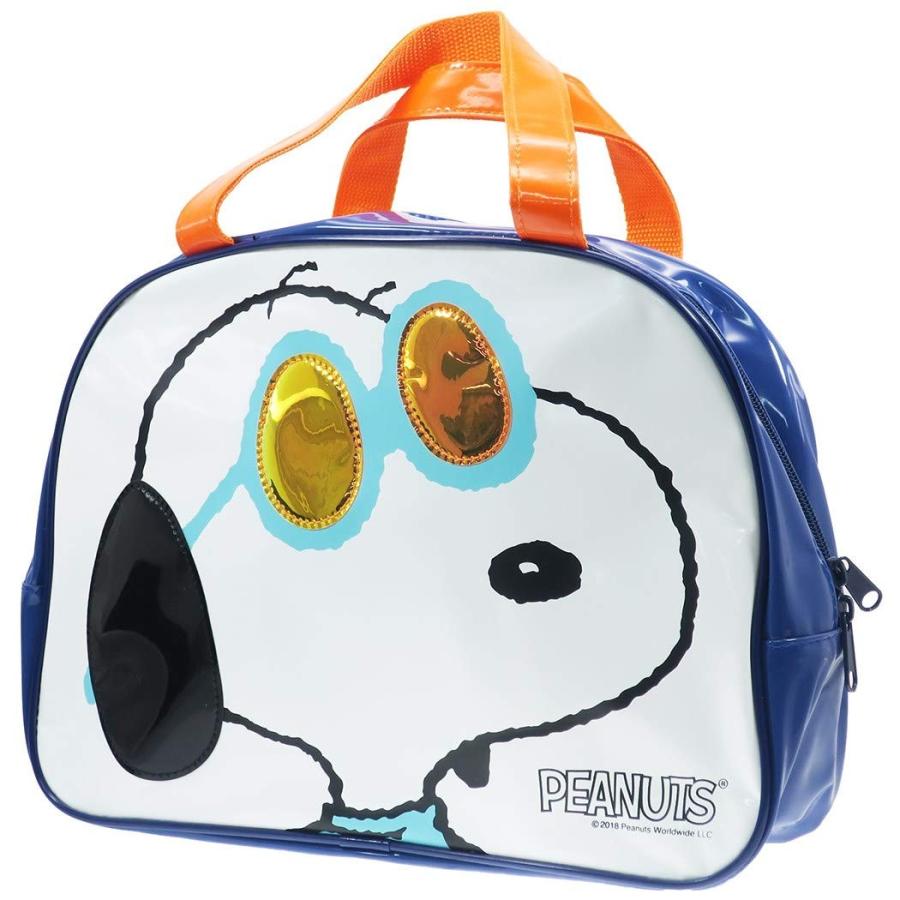 SNOOPY スヌーピー プールバッグ ビニール ボストンバッグ