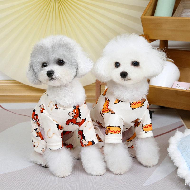 犬 服 ロンパース 春夏オールシーズン Dカン 便利 さらさら快適生地 馬