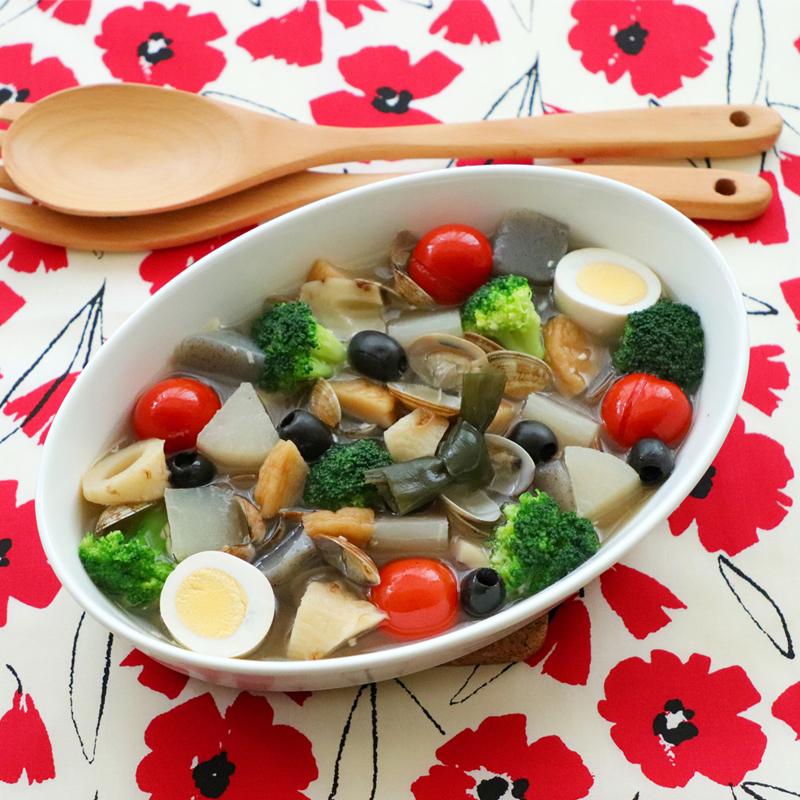 開店記念セール!】おでん レトルト 送料無料 昆布 玉子 いちまさ おでんの具 ちくわ 6種6個(8パック)常温 玉子入りおでん さつま揚げ こんにゃく おでんセット 大根 一正蒲鉾 おでん いちまさ 玉子入りおでん 常温保存可能 6種6個入り(430g×8袋)