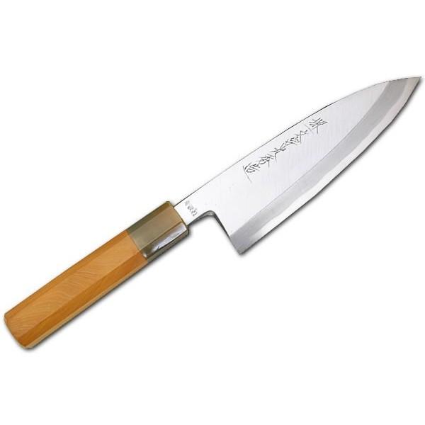 包丁 堺一文字光秀 青鋼 紋鍛錬 出刃包丁180mm【名入れ即日可能】 送料