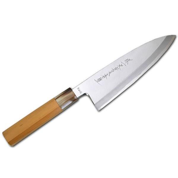 包丁 堺一文字光秀 青鋼 紋鍛錬 出刃包丁210mm【名入れ即日可能】 送料