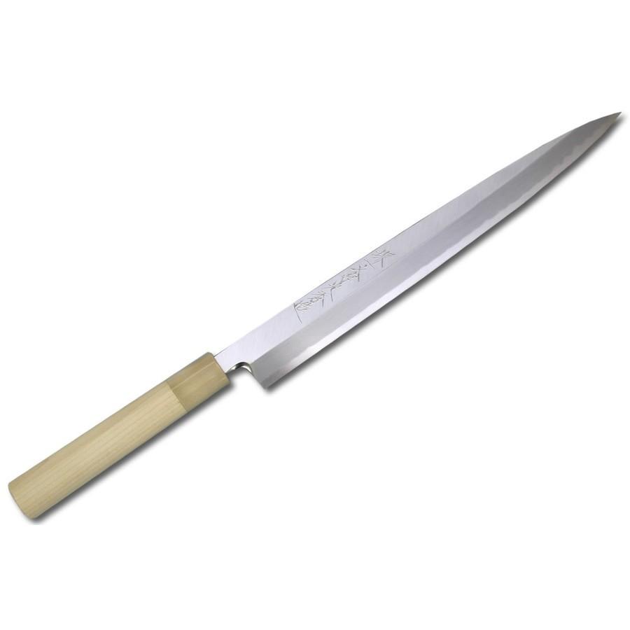 包丁 堺一文字光秀 青鋼 本霞 柳刃包丁300mm【名入れ即日可能】 送料
