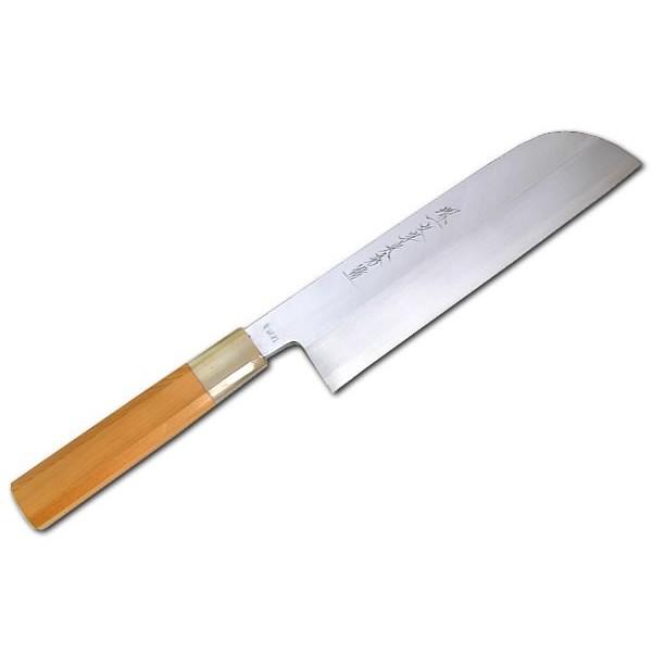 包丁 堺一文字光秀  青鋼 紋鍛錬 鎌薄刃包丁225mm【名入れ即日可能】 送料無料 本刃付け無料 ギフト包装無料 プレゼントの画像
