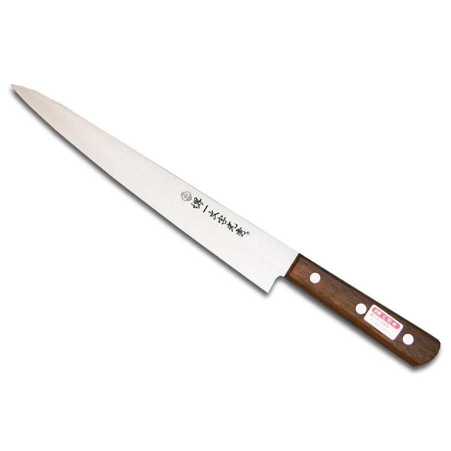 包丁 堺一文字光秀 特鋼 ツバ無し筋引240mm【送料無料】 : 堺包丁 堺