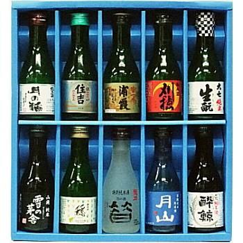 純米酒一合瓶（180ml） 10本のみくらべセット【送料込】【沖縄、その他離島へのお届けは別途1300円の送料が必要です】(a) | 