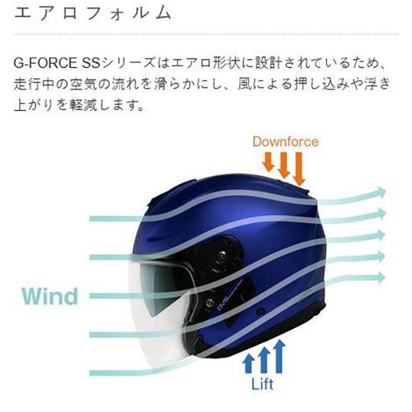 WINS(ウインズ):G-FORCE SS FULLFACE マットブラック  XL NK576035｜ichinennet-plus｜03