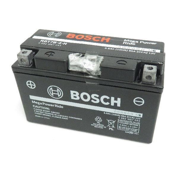 BOSCH(ボッシュ):二輪車用バッテリー 液入り充電済み  RBT7B-4-N｜ichinennet-plus｜02