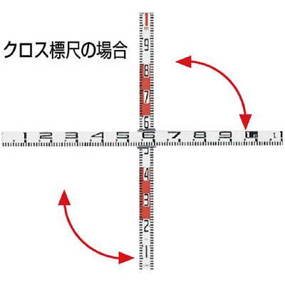 マイゾックス:検測ロッド(クロス標尺) K-160 オレンジブック 2468263｜ichinennet-plus｜03