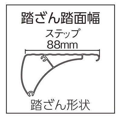 長谷川工業:エコ踏み台 08型 EFA-08(メーカー直送品) オレンジブック 3055361｜ichinennet-plus｜02