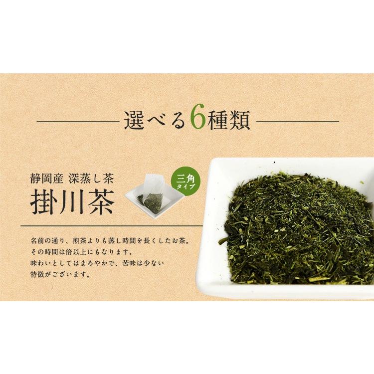 6種類の仕立て 日本茶 緑茶ティーバッグ 煎茶 深蒸し茶 かぶせ茶 抹茶入煎茶 玉露 玉緑茶 ポイント消化 送料無料｜ichinoen｜02