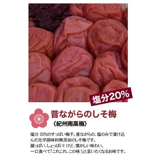 訳有り 紀州南高梅 6種類から選べる紀州産梅干し 400g (100g×4)｜ichinoen｜07