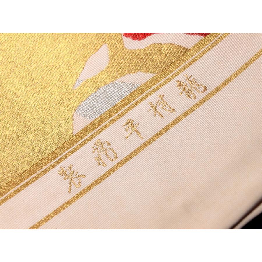 アンティーク帯 丸帯 龍村平蔵製 みちとせ綴錦 綴れ 松 レトロ アンティーク帯 丸帯 龍村平蔵製 みちとせ綴錦 綴れ 松 レトロ