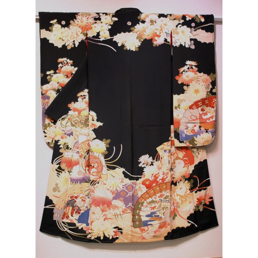 アンティーク着物 振袖 黒振袖 花嫁 長襦袢付き 美品 : 壱の蔵 - 通販