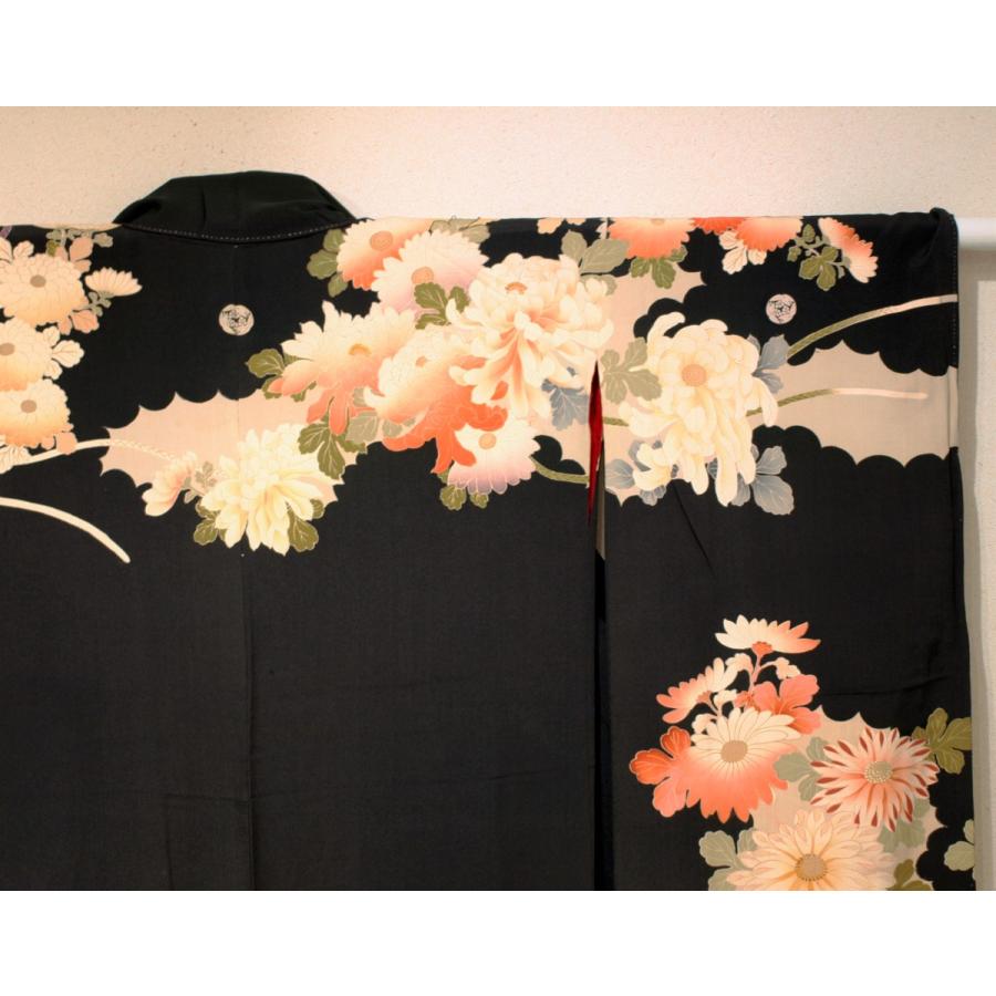アンティーク着物 振袖 黒振袖 花嫁 長襦袢付き 美品 : 壱の蔵 - 通販