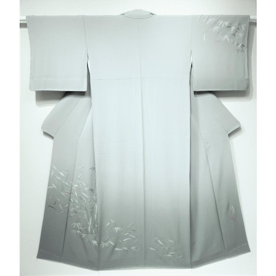 春バーゲン リサイクル着物 訪問着 笹 刺繍 マダムコシノ 小篠綾子 仕立て上がり 新品未着用 超美品 シンプル シック 大きなサイズ 売り切れ必至 Skylanceronline Com