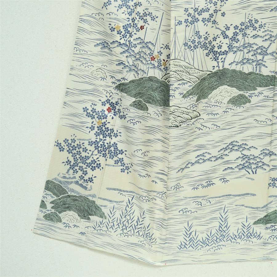 na2695 御所解 夏訪問着 絹紅梅 未着用品 : 壱の蔵 - 通販 - Yahoo