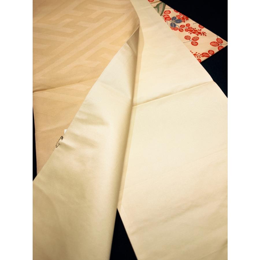 アンティーク帯 袋帯 紗 萩 東屋 紋紗 紗綾型 夏帯 夏着物 美品 レトロ