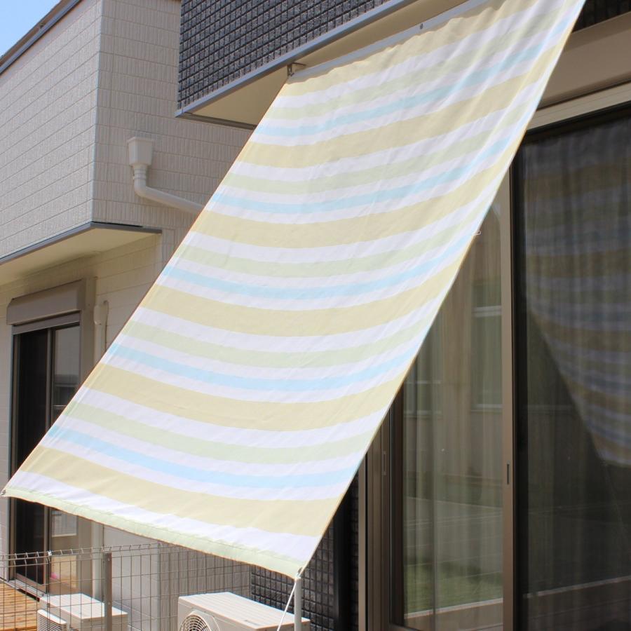 夏の日差し対策に おしゃれでかわいい 日よけシェード イハナ イエロー 巾175ｃｍｘ0ｃｍ Ihana Yellow 日よけシェードイチオリ シェード 通販 Yahoo ショッピング