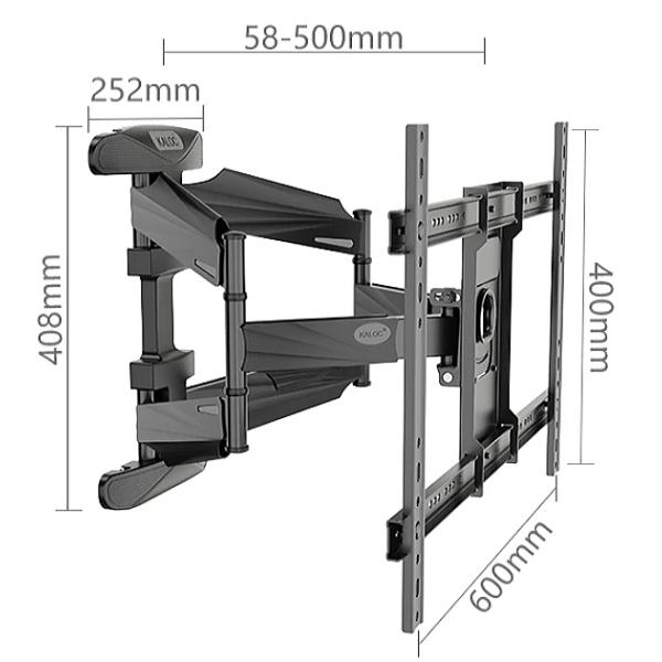 エルジー LG対応 テレビ壁掛け金具 55型60型65型75型 インチ 壁掛金具 上下左右角度調節 液晶 TV 金具 フレーム 固定金具 冷間圧延鋼 ★設置動画あり |  | 02