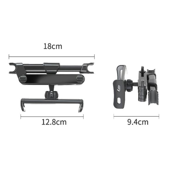 車載用 タブレット ipad スマホ 任天堂スイッチ ホルダー 後部座席 2軸伸縮アーム 角度調整 360度回転 4.7-10.5インチ対応 赤 |  | 05