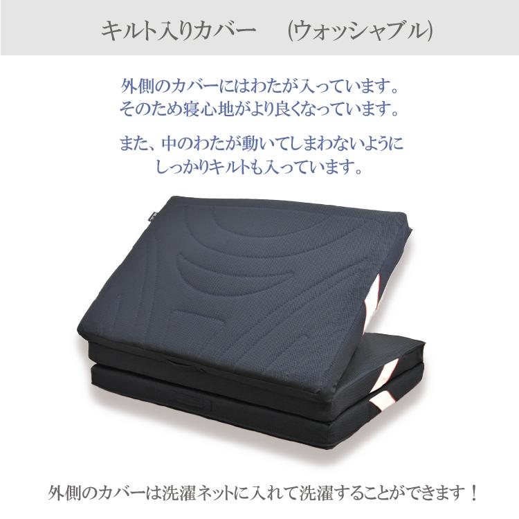 丸八真綿 【アウトレット価格】丸八真綿 3つ折りマットレス