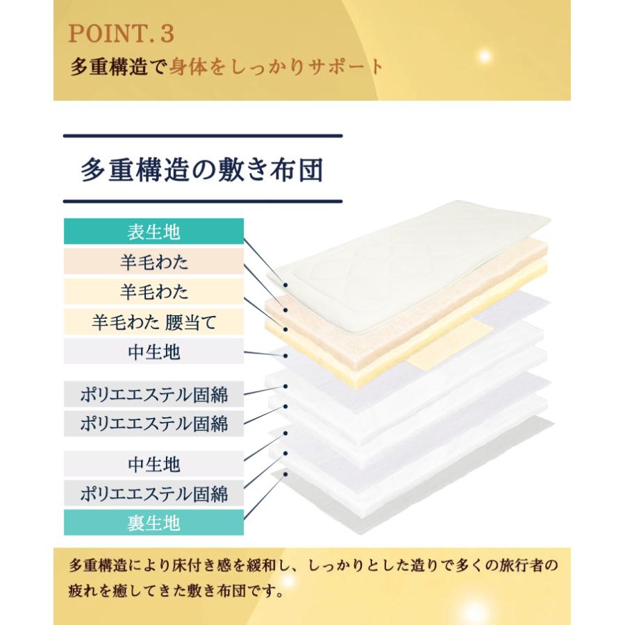 丸八真綿 【レビュー特典付き 枕カバー】マルハチ 丸八布団 3層