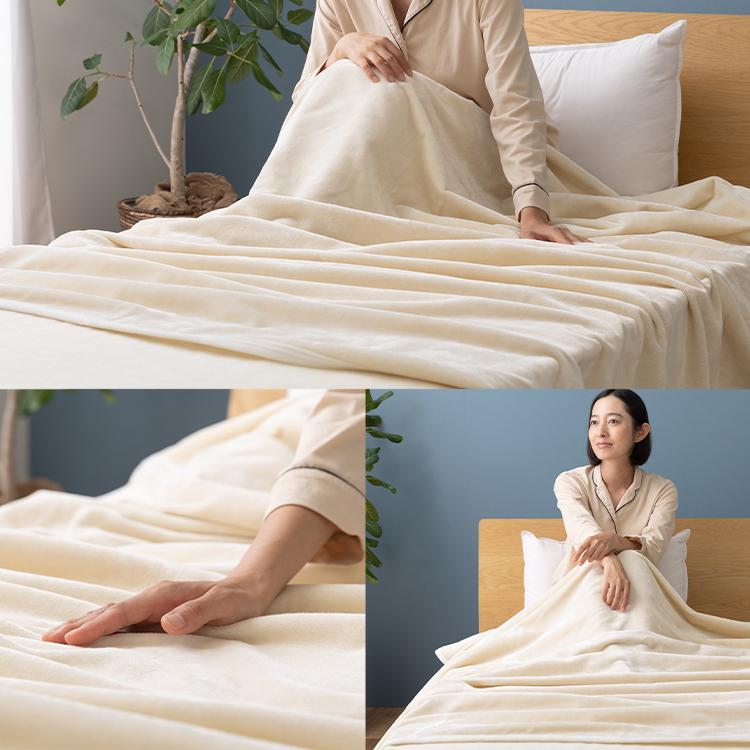 シルク毛布 シルク100％ 日本製 毛布 美肌 保湿 絹毛布 ブランケット