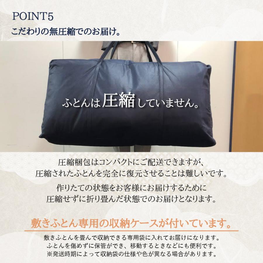 丸八真綿 【レビュー特典付 枕カバー】 マルハチ 4層 羊毛 敷布団 花柄