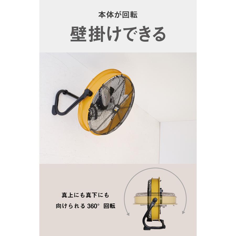 Cater-pillar（キャタピラー） CAT フロアファン 50cm 壁・床 工業