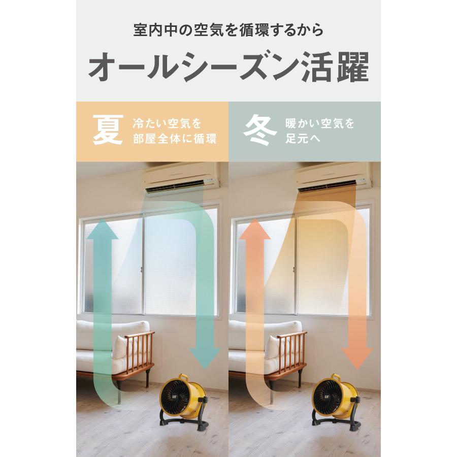 ❤4way仕様で超便利❣コンパクトながら超大風量♪❤多用途サーキュレーター 楽天市場】【限定おまけ付き】CAT サーキュレーター 羽根22cm