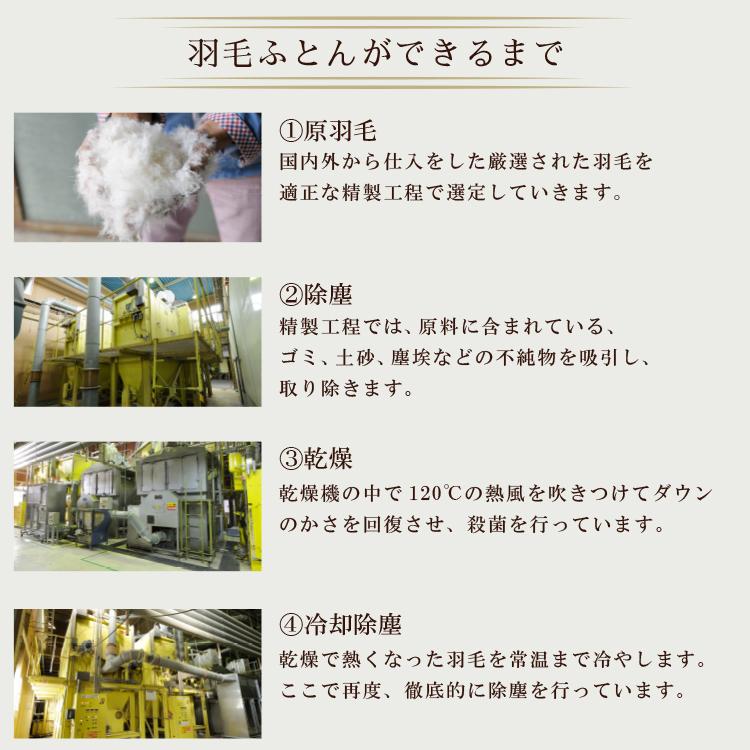 丸八真綿 羽毛布団 グレーグースダウン90％使用 1.0kg シングル 150