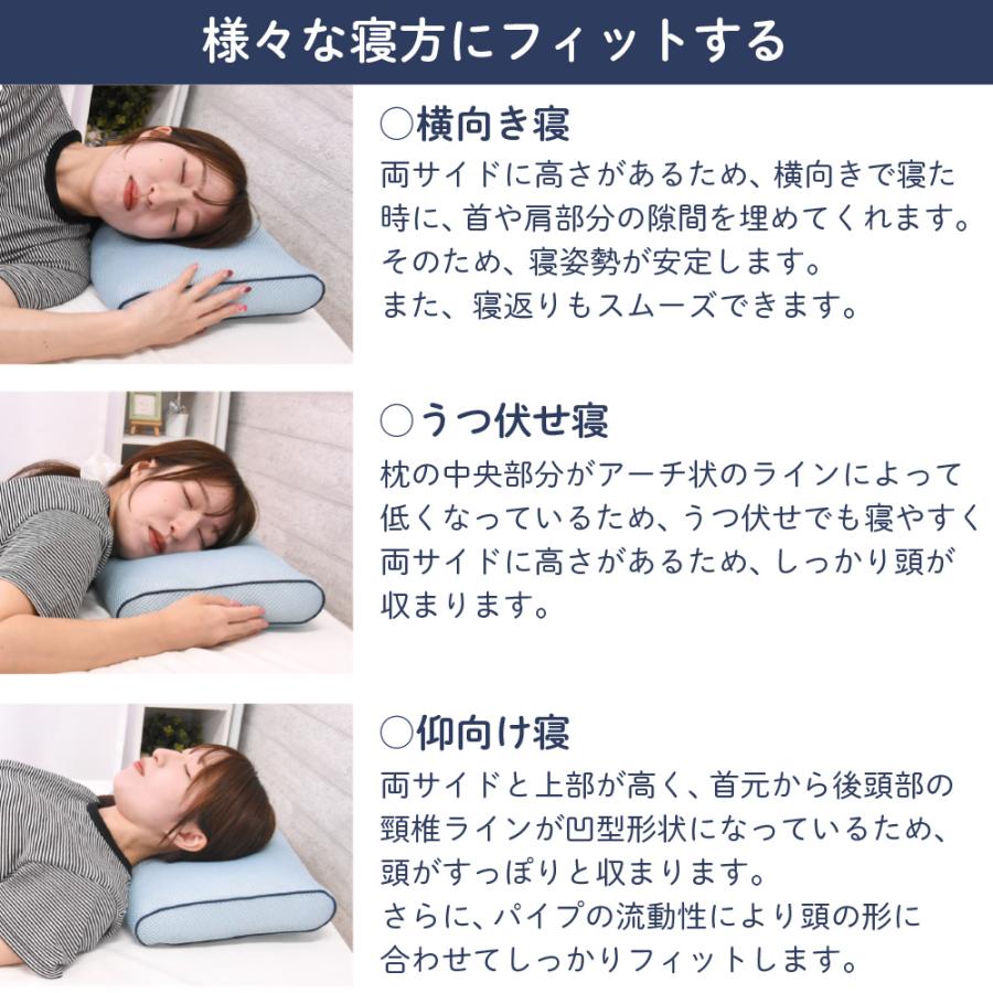 ソフトパイプ枕 高通気 ハニカムメッシュ 30×45×5cm パイプ まくら