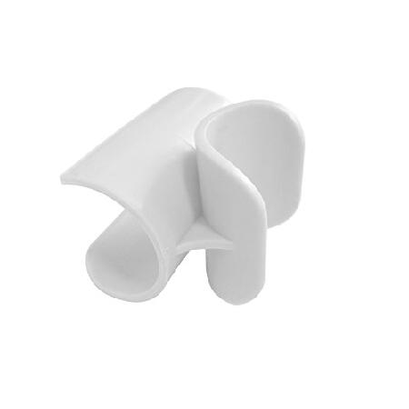 即日発送 Unisex's Crespo Plastic Size One White, 4pc, feetrest for Clips CR 山岳テント