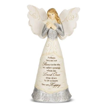 【★大感謝セール】 Pavilion Gift Company 82338 Elements Stars in The Sky Angel Figurine, 9-Inc オブジェ、置き物
