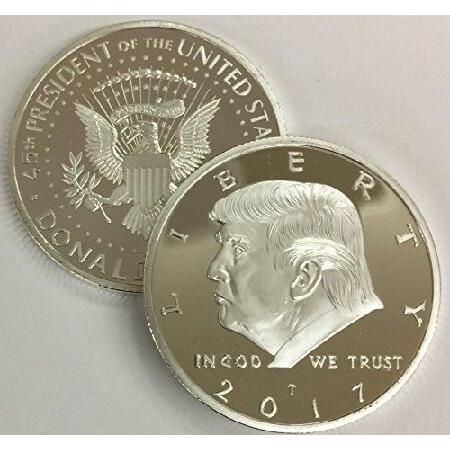 2017 President Donald Trump Inaugural Silver EAGLE Commemorative Novelty Co