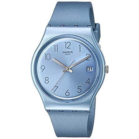 【特別セール品】 Swatch 1807 (モデル：GL401) カジュアルウォッチ 16 ブルー シリコンストラップ クォーツ ワールドフード 腕時計