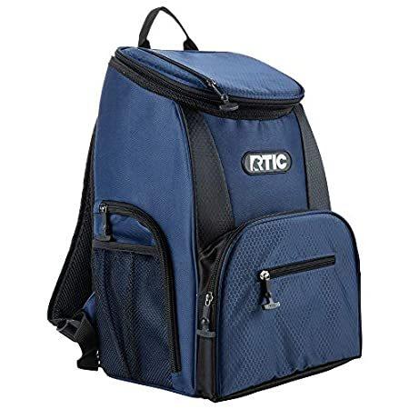 2021新入荷 Backpack RTIC Cooler for Bag Insulated Lightweight Portable Navy, Cans, 15 クーラーバッグ、保冷バッグ