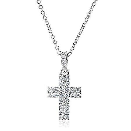 【全品送料無料】 Double Diamond Kobelli Row Necklace Cross ネックレス、ペンダント