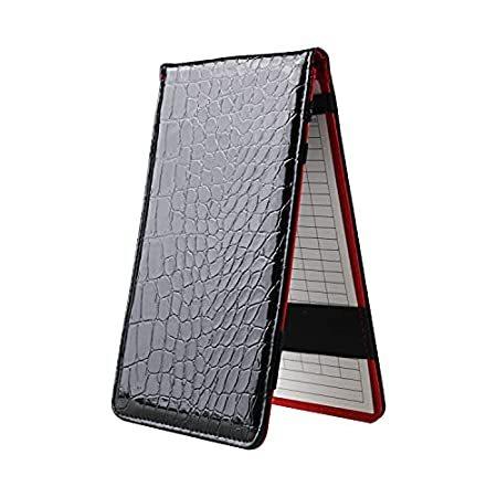 Kofull ゴルフスコアカードホルダー 人気レザー ゴルフスコアカードとヤーデージブックホルダー 無料ゴルフペンシル ポケットブック トラッキングカ 好きに