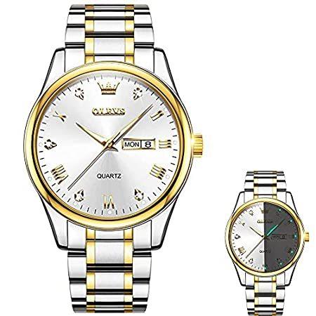 最も優遇の Hd ファッション 防水 深さ 日付 曜日 ステンレススチール 腕時計 メンズ Olevs 発光 クォ アナログ ビッグフェイス ビジネス カジュアル 腕時計 Www Oroagri Eu