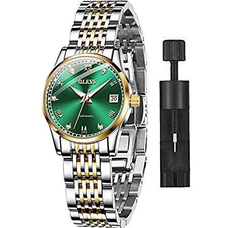 ステンレススチール 防水 レディース 自動腕時計 Olevs 機械式腕時計 レディーススイス腕時計 小さな文字盤 自動巻き腕時計 ラグジュアリードレス 腕時計 当店在庫してます Ahmedmostafa Us