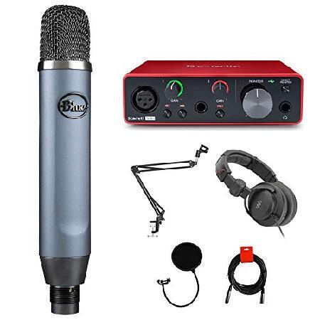 Blue Microphones Ember Condenser Mic Bundle with Focusrite Scarlett Solo 3r マイクミキサー