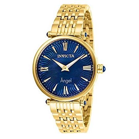 美品  Quartz Angel 27989 Women's Invicta 3 Watch Dial Blue Hand 腕時計