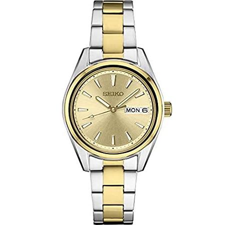 幸せなふたりに贈る結婚祝い Seiko Two-Ton Strap, Titanium with Watch Dress Quartz Steel Stainless Women 腕時計 幸せなふたりに贈る結婚祝い Seiko Two-Ton Strap, Titanium with Watch Dress Quartz Steel Stainless Women 腕時計