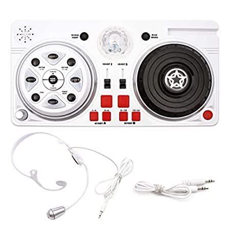 【メール便不可】 Anladia Microphone, Set, DJ Children Kids, for Toy Turntable Mixer Party DJ マイクミキサー